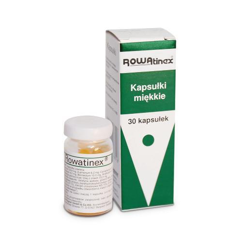 Miniaturka artykułu - ROWATINEX, 30kapsułek USZKODZONE TEKTUROWE OPAKOWANIE