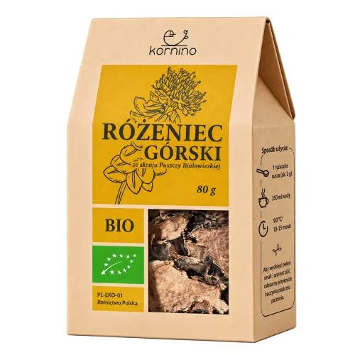 Miniaturka artykułu - Kornino R&oacute;żeniec g&oacute;rski ekologiczny, 80 g