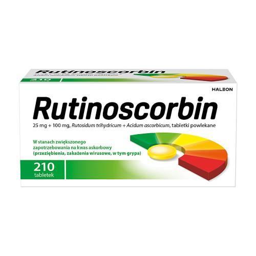 Miniaturka artykułu - Rutinoscorbin, 210 tabletek BRAK KARTONU