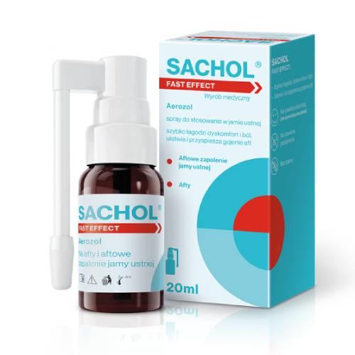 Miniaturka artykułu - Sachol Fast Effect aerozol, 20ml 
