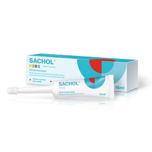 Miniaturka artykułu - Sachol Kids Żel dla dzieci, 15 ml - na afty