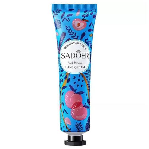 Miniaturka artykułu - Sadoer Krem do rąk Peach, 30 ml