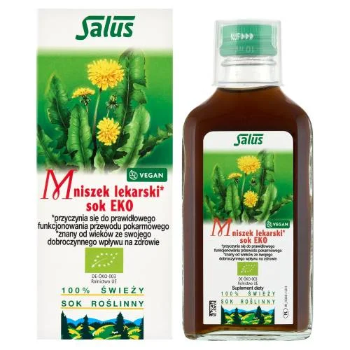 Miniaturka artykułu - Salus Mniszek lekarski sok EKO, 200ml
