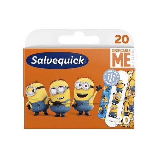 Miniaturka artykułu - SALVEQUICK Plastry dla dzieci Minionki, 20szt.
