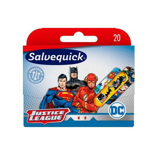 Miniaturka artykułu - SALVEQUICK Plaster z opatrunkiem Justice League, 20szt.