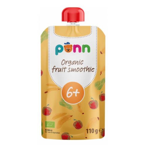 Miniaturka artykułu - SALVEST P&Otilde;NN BIO Owocowe smoothie z ananasem, 110g
