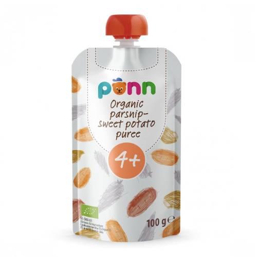 Miniaturka artykułu - SALVEST PÕNN BIO Puree z pasternaku i batatów, 100g