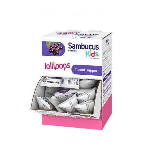Miniaturka artykułu - Sambucus Kids lizaki 50 szt.