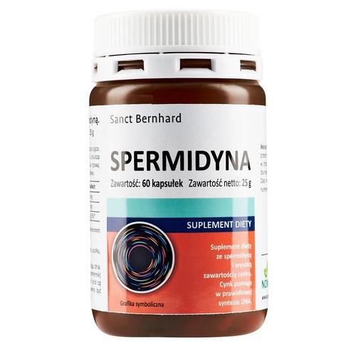 Miniaturka artykułu - Sanct Bernhard Spermidyna, 60 kaps. KRÓTKA DATA 05.09.2025