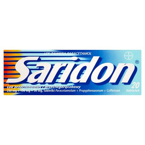 Miniaturka artykułu - SARIDON, 20 tabletek 