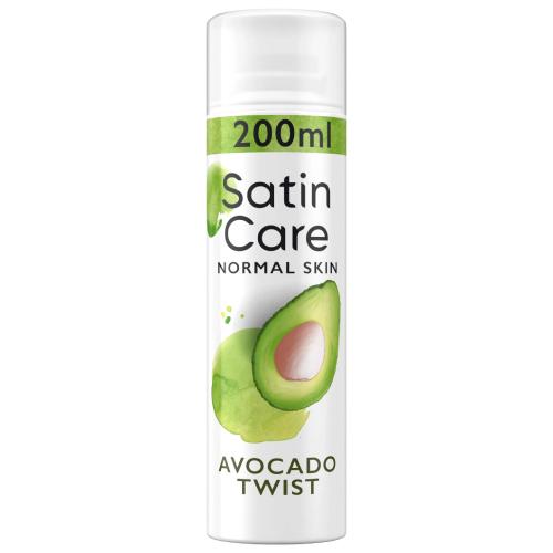 Miniaturka artykułu - Satin Care Normal Skin Avocado Twist Żel do golenia, 200 ml