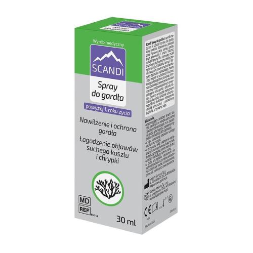 Miniaturka artykułu - Scandi Spray do gardła, 30 ml