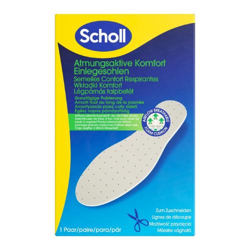 Miniaturka artykułu - Scholl Wkładki do butów Komfort, 1 para