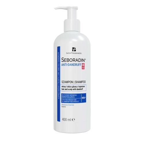 Miniaturka artykułu - SEBORADIN Anti-Dandruff Szampon do włos&oacute;w przeciwłupieżowy, 400ml USZKODZONE BRAK POMKI
