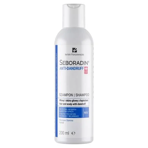 Miniaturka artykułu - SEBORADIN Anti-Dandruff Szampon Przeciwłupieżowy, 200 ml