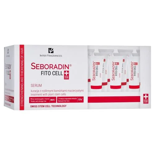 Miniaturka artykułu - SEBORADIN FITOCELL Serum z kom&oacute;rkami macierzystymi, 6g x 15 ampułek