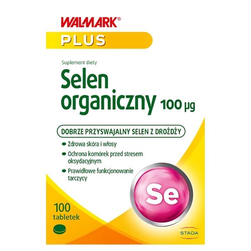 Miniaturka artykułu - SELEN organiczny 100 mcg, 100 tabletek