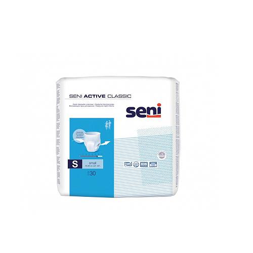 Miniaturka artykułu - SENI ACTIVE Classic Small Majtki chłonne, 30 sztuk
