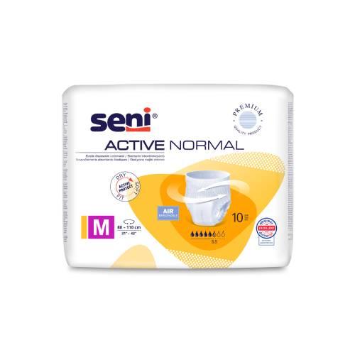 Miniaturka artykułu - SENI ACTIVE Normal M, 10szt. - Elastyczne majtki chłonne