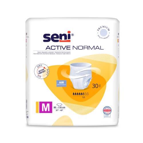 Miniaturka artykułu - SENI Active Normal M, 30szt. - Elastyczne majtki chłonne