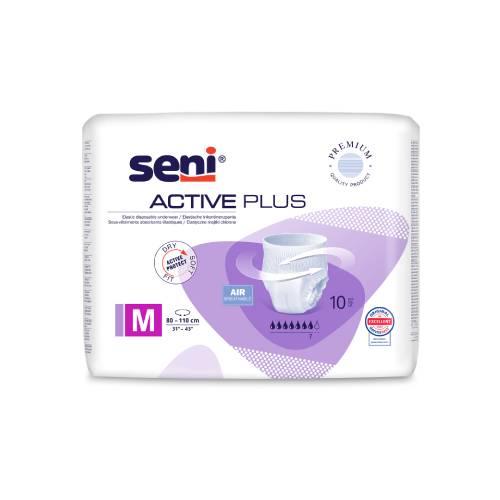Miniaturka artykułu - SENI ACTIVE Plus M, 10szt. - Elastyczne majtki chłonne