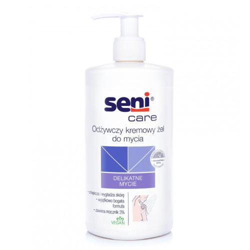 Miniaturka artykułu - SENI CARE Odżywczy kremowy żel do mycia, 500ml BRAK POMPKI