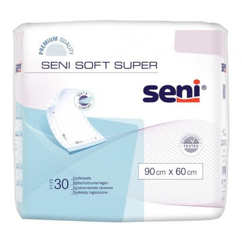 Miniaturka artykułu - Seni Soft Super Podkłady higieniczne 60 x 90 cm, 30 szt. USZKODZONE OPAKOWANIE FOLIOWE