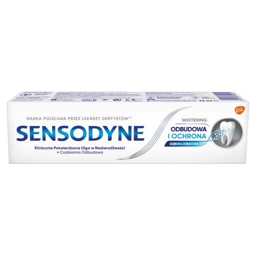 Miniaturka artykułu - SENSODYNE WHITENING Pasta do zęb&oacute;w, 75ml 