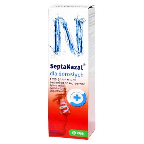 Miniaturka artykułu - SEPTANAZAL Lek w aerozolu na cieknący katar, 10 ml