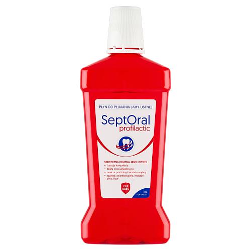Miniaturka artykułu - SeptOral Profilactic Płyn do płukania jamy ustnej do codziennej higieny, 500 ml
