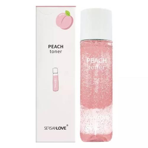 Miniaturka artykułu - Sersanlove Toner do twarzy z kwasem hialuronowym, oligopeptydami, ekstraktem z brzoskwiń, 160 ml