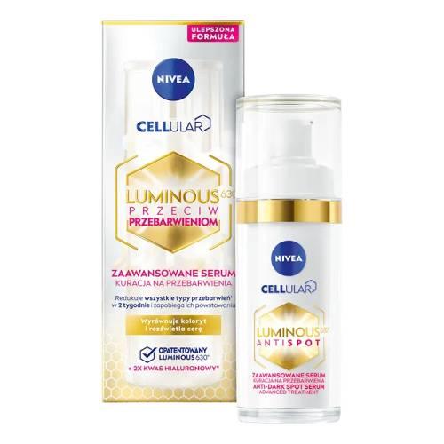 Miniaturka artykułu - NIVEA Cellular Luminous630 Zaawansowane serum na przebarwienia, 30ml