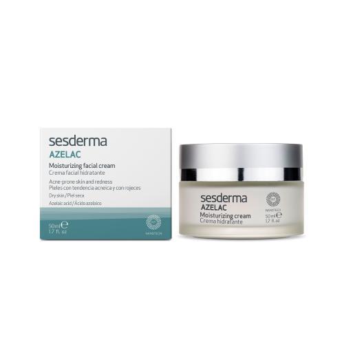 Miniaturka artykułu - SESDERMA AZELAC Krem nawilżający do twarzy, 50 ml BRAK TEKTUROWEGO OPAKOWANIA / USZKODZONA NAKRĘTKA