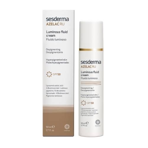 Miniaturka artykułu - SESDERMA AZELAC RU Emulsja rozświetlająca SPF50, 50ml