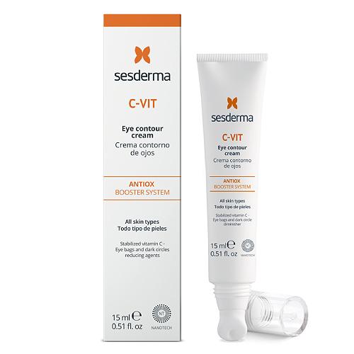 Miniaturka artykułu - Sesderma C-VIT Krem pod oczy z witaminą C, 15 ml