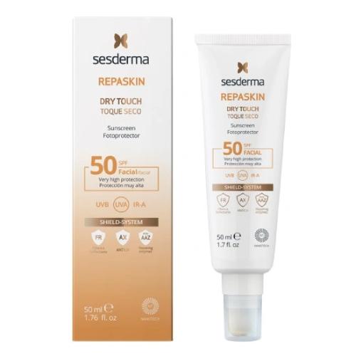 Miniaturka artykułu - SESDERMA REPASKIN Dry Touch Żel do opalania SPF 50, 50ml 