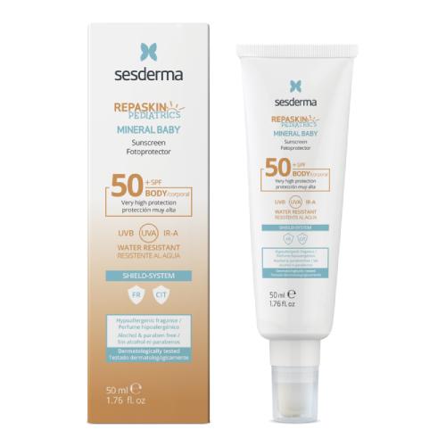 Miniaturka artykułu - SESDERMA REPASKIN MINERAL BABY Krem SPF 50+, 50ml