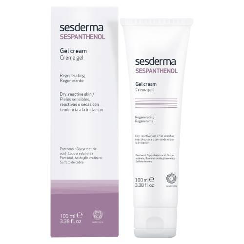Miniaturka artykułu - Sesderma Sespanthenol Regenerujący krem-żel do sk&oacute;ry wrażliwej, reaktywnej, podrażnionej, 100 ml