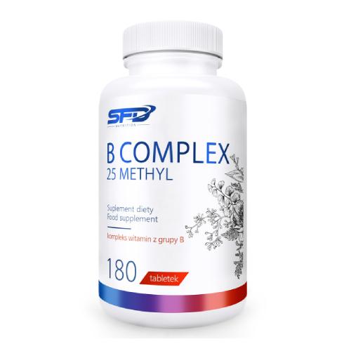 Miniaturka artykułu - SFD B Complex 25 Methyl, 180 Tabletek