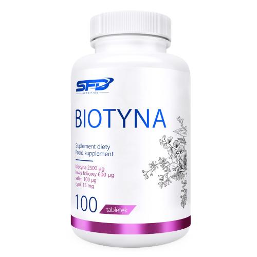 Miniaturka artykułu - SFD Biotyna, 100 tabl.