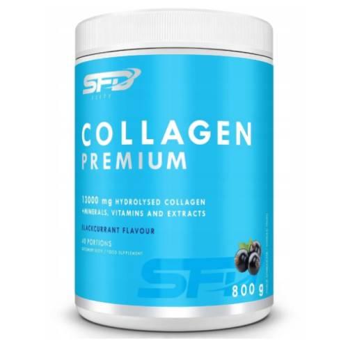 Miniaturka artykułu - SFD Collagen Premium Kolagen smak czarna porzeczka, 800 g