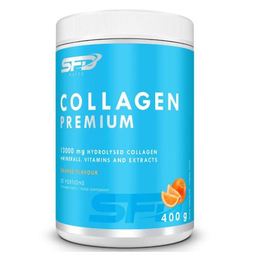 Miniaturka artykułu - SFD Collagen Premium Kolagen smak pomarańcza, 800 g