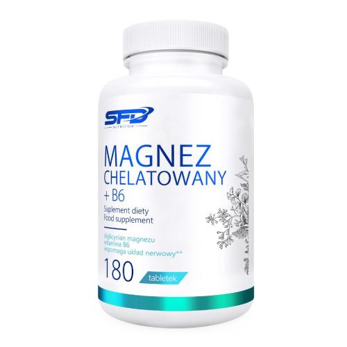 Miniaturka artykułu - SFD Magnez chelatowany + B6, 180 tabletek