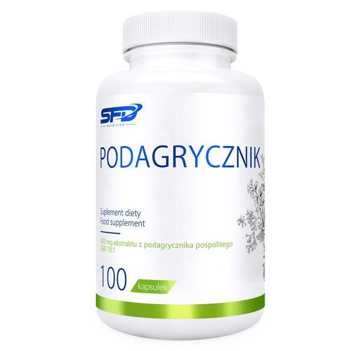 Miniaturka artykułu - SFD Podagrycznik, 100 kaps. KR&Oacute;TKA DATA 30.09.2026