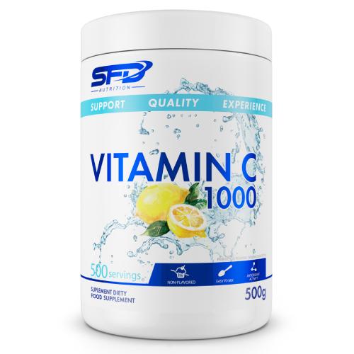 Miniaturka artykułu - SFD Vitamin C 1000 witamina C, 500 g