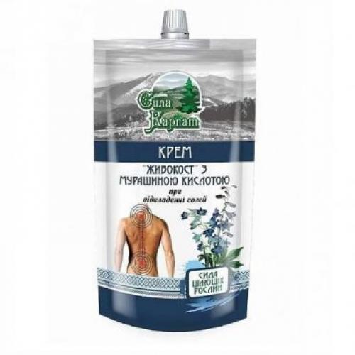 Miniaturka artykułu - SIŁA KARPAT Krem do ciała Żywokost i kwas mr&oacute;wkowy, 100 ml