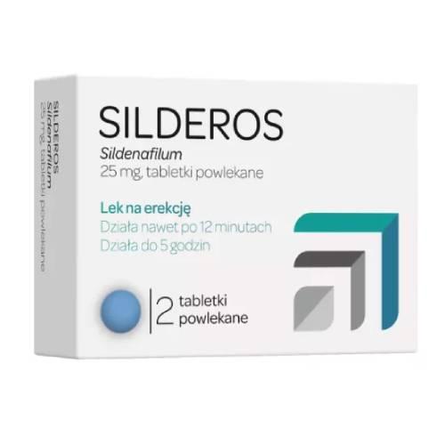 Miniaturka artykułu - SILDEROS 25mg, 2 tabletki powlekane