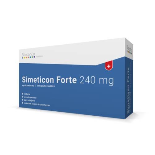 Miniaturka artykułu - Simeticon Forte 240mg, 30 kapsułek miękkich