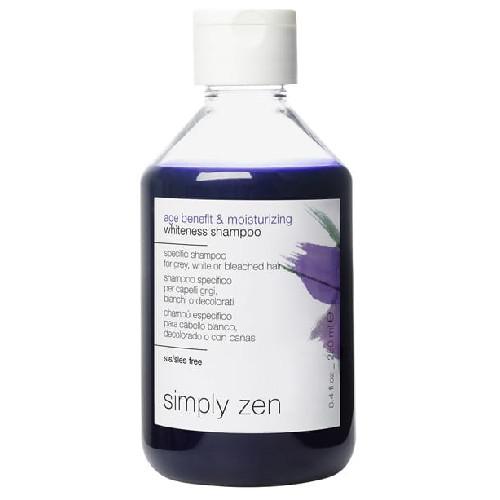 Miniaturka artykułu - SIMPLY ZEN AGE BENEFIT & MOISTURIZING WHITENESS SHAMPOO Szampon Schładzający Kolor Włosów Blond, 250ml