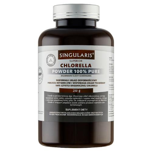 Miniaturka artykułu - SINGULARIS Chlorella Powder 100% Pure, 250g